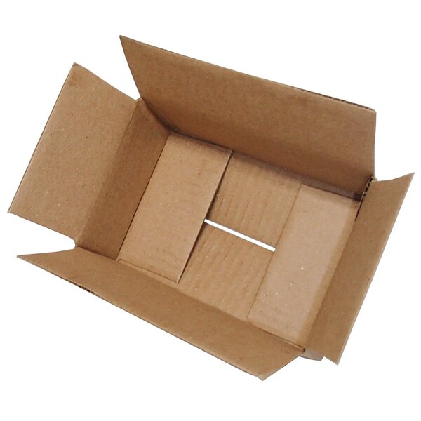 Aic Replacement Parts 6 in x 4 in x 2 in Shipping Box, Kraft, Corrugate, Single Wall, 32 ECT SSK20-0005_x20 - main